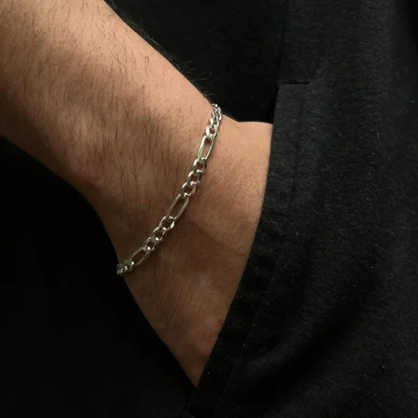 Mens Bracelet 2pcs Bracelets Set with Box Chain & Cuban Link, Stainless Steel Jewelry Gifts for Men - Dad, Boyfriend, Husband. 6